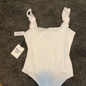 Sunday Best NWT white Bodysuit
